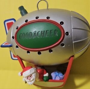 Good Cheer Blimp Hallmark 1987 Christmas Ornament